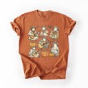 Medium Yam Ghost Cowboys Halloween Bats Spooky Western Outlaws Under Moonlit Sky With Whimsical Ghost Town Charm Comfort Colors Tee