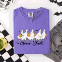 Goose Sheet Halloween Trick Or Treat Ghosts And Goblins Design Comfort Colors Tee