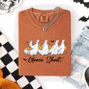 XXXL Yam Goose Sheet Halloween Trick Or Treat Ghosts And Goblins Design Comfort Colors Tee