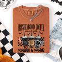 XL Yam Freshly Boo'd Halloween Coffee Witch Spooky Cozy Night Vibes Graphic Comfort Colors Tee