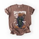 XXXL Espresso Halloween Will Never Die Spooky Jack-O-Lantern Pumpkin Limited Edition Design Comfort Colors Tee