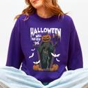  Halloween Will Never Die Spooky Jack O Lantern Pumpkin Haunted Autumn Night Graphic Illustration Collection Sweatshirt