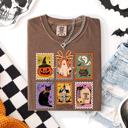 XXXL Espresso Classic Halloween Ghost Black Cat Pumpkin Witch Spooky Season Comfort Colors Tee