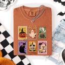 XXXL Yam Classic Halloween Ghost Black Cat Pumpkin Witch Spooky Season Comfort Colors Tee