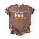 XL Espresso Hanging With My Boos Ghosts Halloween Spirits And Grinning Pumpkins For A Spooky Fun Night Comfort Colors Tee
