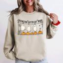 Large Sand Hanging With My Boos Ghosts Halloween Spooky Seasonal Pumpkins Cozy Graphic Sweatshirt