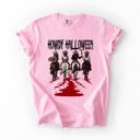 Large Blossom Light Pink Howdy Halloween, Cowgirls, Western, Spooky Limited Edition Collection Comfort Colors Tee