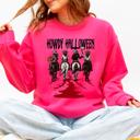 XL Crunchberry Bright Pink Howdy Halloween Cowgirls Western Spooky Vintage Inspired Parade Edition Sweatshirt