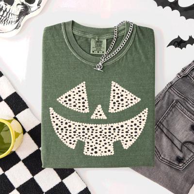 Jack-O-Lantern Dalmatian Print Halloween Night Parade Edition Comfort Colors Tee