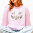  Jack O Lantern Dalmatian Print Halloween Cozy Whimsical Autumn Festival Sweatshirt