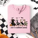 Medium Blossom Light Pink Just A Horror Goose Halloween Spooky Cute Edition Exclusive Limited Comfort Colors Tee