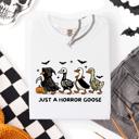 XXL White Just A Horror Goose Halloween Spooky Cute Edition Exclusive Limited Comfort Colors Tee