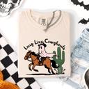 XXXL Ivory Cream Long Live Cowghouls, Cowgirls Western Halloween Cute Celebration Comfort Colors Tee