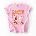 Medium Blossom Light Pink Long Live Halloween Pumpkin Classic Vintage Ghosts Forever Spooky Season Edition Comfort Colors Tee