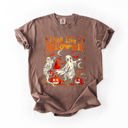 Medium Espresso Long Live Halloween Pumpkin Classic Vintage Ghosts Forever Spooky Season Edition Comfort Colors Tee