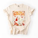 Large Ivory Cream Long Live Halloween Pumpkin Classic Vintage Ghosts Forever Spooky Season Edition Comfort Colors Tee