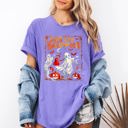 Medium Violet Purple Long Live Halloween Pumpkin Classic Vintage Ghosts Forever Spooky Season Edition Comfort Colors Tee