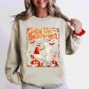 XXXL Sand Long Live Halloween Pumpkin Classic Vintage Ghosts Spooky Season Limited Edition Sweatshirt
