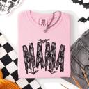 Large Blossom Light Pink Mama Faux Lace Halloween Coquette Cute Fashion Statement Special Edition Comfort Colors Tee