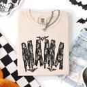 Large Ivory Cream Mama Faux Lace Halloween Coquette Cute Fashion Statement Special Edition Comfort Colors Tee