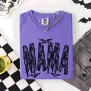 XL Violet Purple Mama Faux Lace Halloween Coquette Cute Fashion Statement Special Edition Comfort Colors Tee
