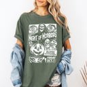XL Moss Dark Green Night Of Horrors Halloween Spooky Scary Witch Midnight Monster Mash Edition Comfort Colors Tee