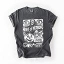 Large Pepper Dark Gray Night Of Horrors Halloween Spooky Scary Witch Midnight Monster Mash Edition Comfort Colors Tee