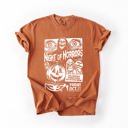XXL Yam Night Of Horrors Halloween Spooky Scary Witch Midnight Monster Mash Edition Comfort Colors Tee