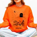  Read In Peace Skeleton RIP Halloween Booktok Bookish Library Novel Lover Graphic Sweatshirt