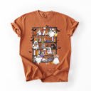 XXXL Yam Reading Ghosts Bookish Library Spooky Halloween Booktok Classic Literary Lovers Cozy Comfort Colors Tee