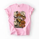 XXXL Blossom Light Pink Retro Skeleton Motel Classic Vintage Halloween Night Edition Deluxe Collectible Comfort Colors Tee