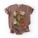 XL Espresso Retro Skeleton Motel Classic Vintage Halloween Night Edition Deluxe Collectible Comfort Colors Tee