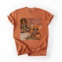 Medium Yam Retro Trick Or Treat Creep Halloween Spooky Vintage Inspired Classic Nostalgia Comfort Colors Tee