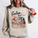 XXXL Sand Salem Book Club All Witches Welcome Bookish Booktok Classic Vintage Halloween Reading Books Sweatshirt