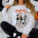 XL Ash Light Gray Salem Book Club Est. 1692 Retro Classic Vintage Halloween Reading Books Sweatshirt