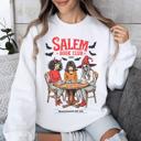  Salem Book Club Halloween Reading Library BookTok Inspired Vintage Cozy Sweatshirt