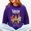 Medium Purple Salem Book Club Halloween Reading Library BookTok Inspired Vintage Cozy Sweatshirt