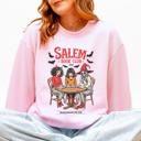 Medium Light Pink Salem Book Club Halloween Reading Library BookTok Inspired Vintage Cozy Sweatshirt
