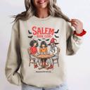 Medium Sand Salem Book Club Halloween Reading Library BookTok Inspired Vintage Cozy Sweatshirt