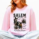 XXL Light Pink Salem Book Club Rocking Chair Retro Classic Vintage Halloween Reading Books Sweatshirt