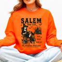Small Orange Salem Book Club Rocking Chair Retro Classic Vintage Halloween Reading Books Sweatshirt