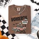 XXXL Espresso The Most Wonderful Time Of The Year Reading Skeleton Halloween Haunted Library Comfort Colors Tee