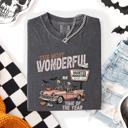 XL Pepper Dark Gray The Most Wonderful Time Of The Year Reading Skeleton Halloween Haunted Library Comfort Colors Tee