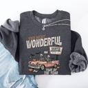 XL Dark Gray Heather The Most Wonderful Time Of The Year Reading Skeleton Halloween Haunted Library Sweatshirt