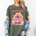  The Most Wonderful Time Of The Year Reading Skeletons Halloween Comfort Colors Tee