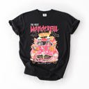 Small Black The Most Wonderful Time Of The Year Reading Skeletons Halloween Comfort Colors Tee