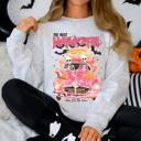  The Most Wonderful Time Of The Year Reading Skeletons Spooky Halloween Graphic Sweatshirt