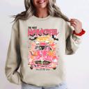 XXL Sand The Most Wonderful Time Of The Year Reading Skeletons Spooky Halloween Graphic Sweatshirt