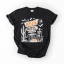 XL Black The Skellie Motel Comfort Colors Tee