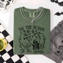 XXXL Moss Dark Green Tis The Season To Be Spooky Retro Classic Halloween Skeleton Edition Comfort Colors Tee